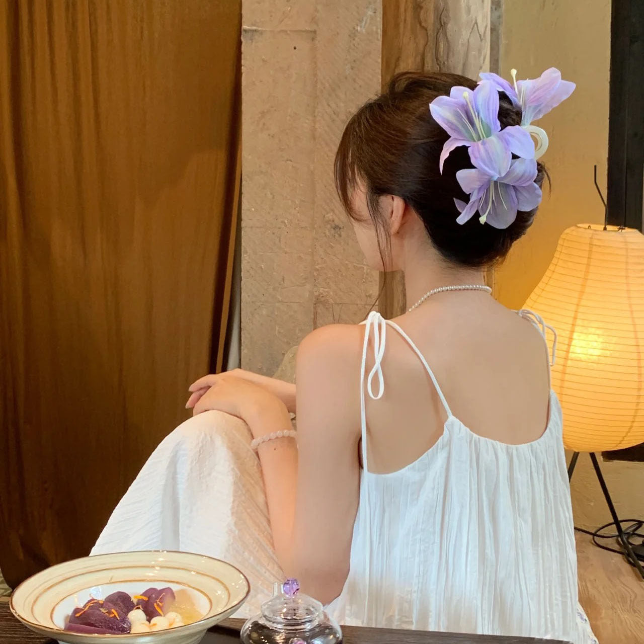 Wholesale 3D Lily Flower Hairpin